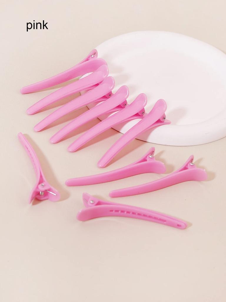 10piece/bag smooth duckbill clip set, spring clip elegant wrinkle free hair clip, hairstyle tool