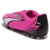 Puma Ultra Play Round Toe Lace-Up MG (Rubber Short Stud) Soccer Shoes Men Soccer Shoes Pink Black White 107764-01