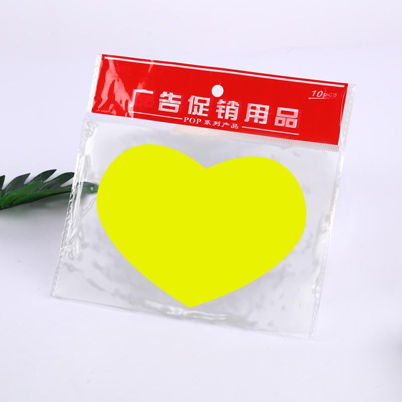 50Pcs Commodity Price Tag Advertising Stickers Neon Sign Promotional Signs Shop Tags Market Fruit