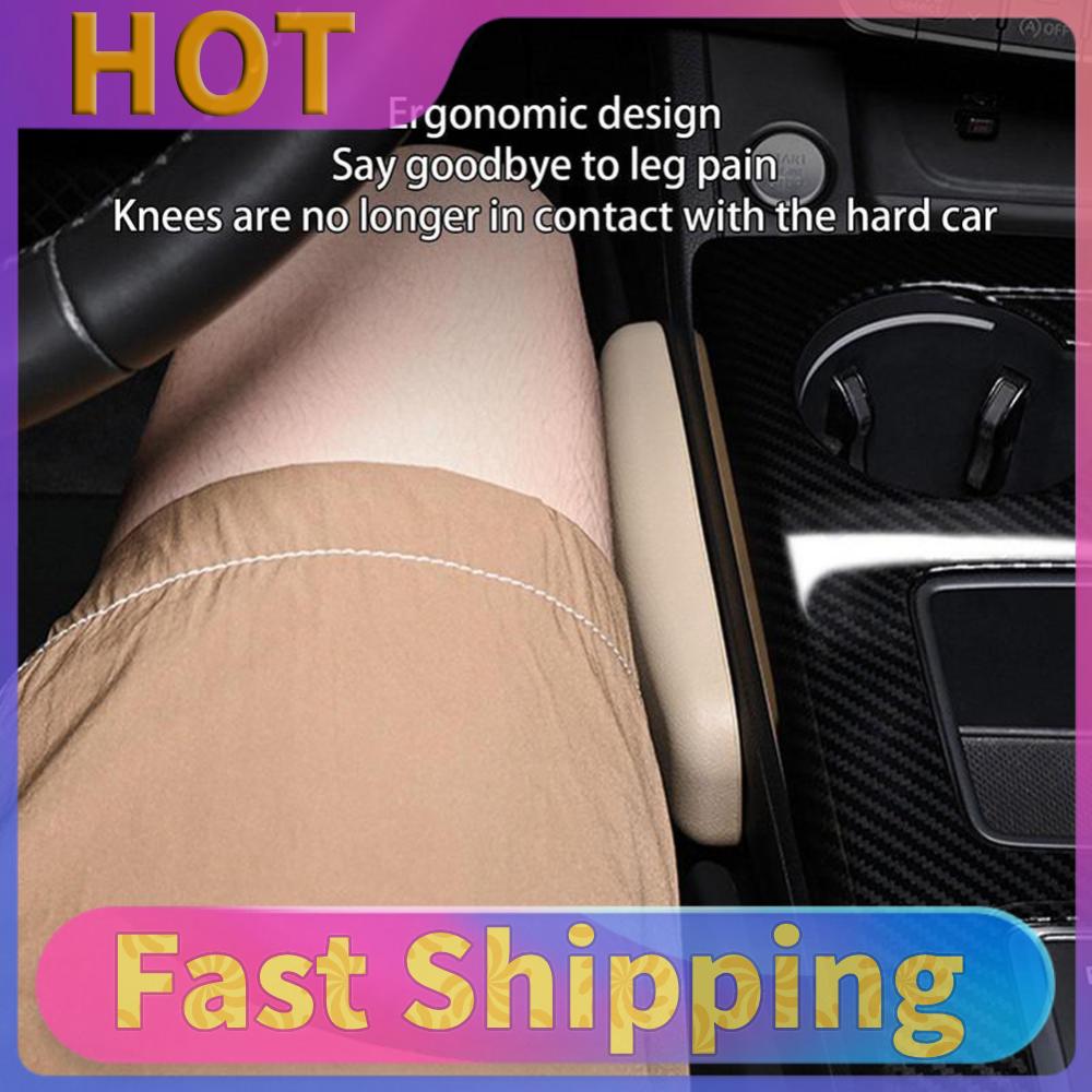 Car Knee Cushion Comfortable Soft Elbow Pad Pillow PU Center Console Door Armrest Car Interior Pillow Cushion Car Interior Decor