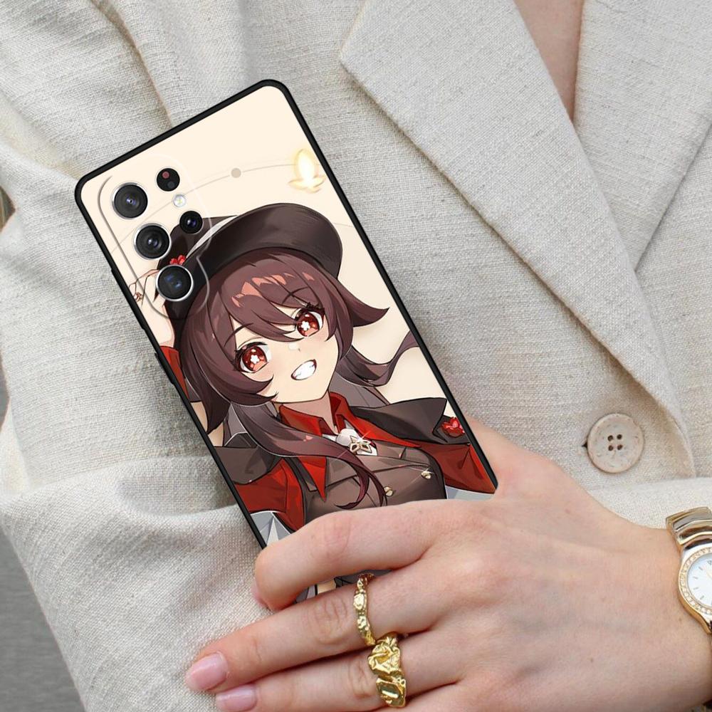 Genshin Impact Hu Tao HuTao Cell Phone Case for Samsung Galaxy S26 Ultra S25 S24 S23 S22 S21 S20 Note10 Cover