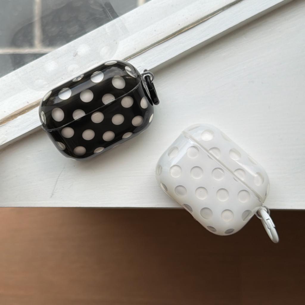 Korean Style Dots AirPods 4 Case Compatible with AirPods 2 3 Pro Wireless Bluetooth Earphone Cover