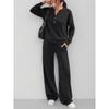 IHUASU Women's Fashion Casual Long Sleeve V Neck Pants Suits