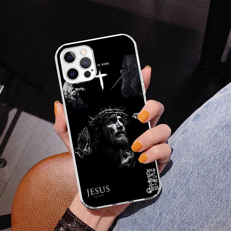 Jesus Bible Phone Case For iPhone 17 Air 16 Pro Max 16E 15 + 14 Plus 11 12 13 Mini 7 8 SE Gift Print Cover Fundas