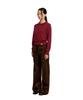 ERA Unisex Suede Effect Track Pants - Brown