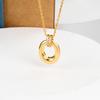 S925 Sterling Silver 18K Gold Plated Pendant Necklace for Women | Daily Wear Minimalist Clavicle Chain Fashion Jewelry Gift
