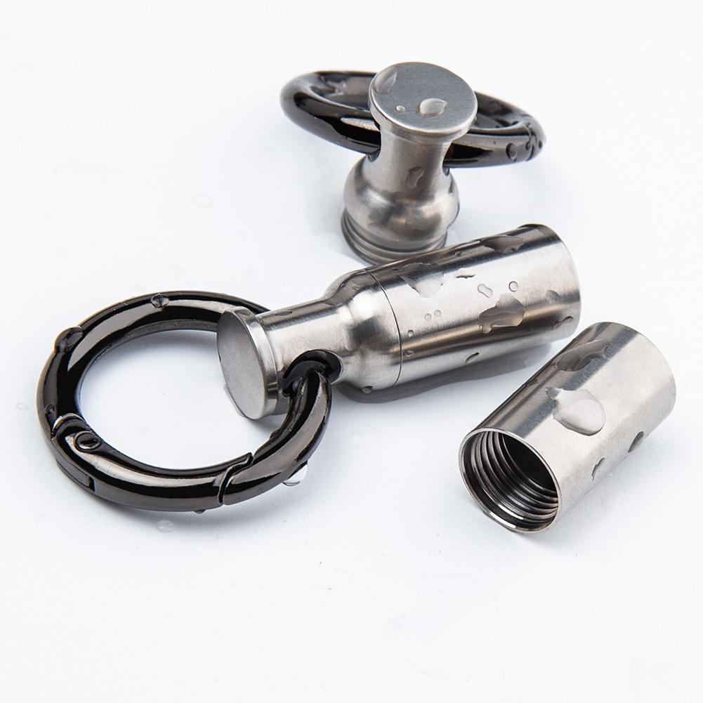 Keychain Lightweight O-ring Gasket Pill Holder Case