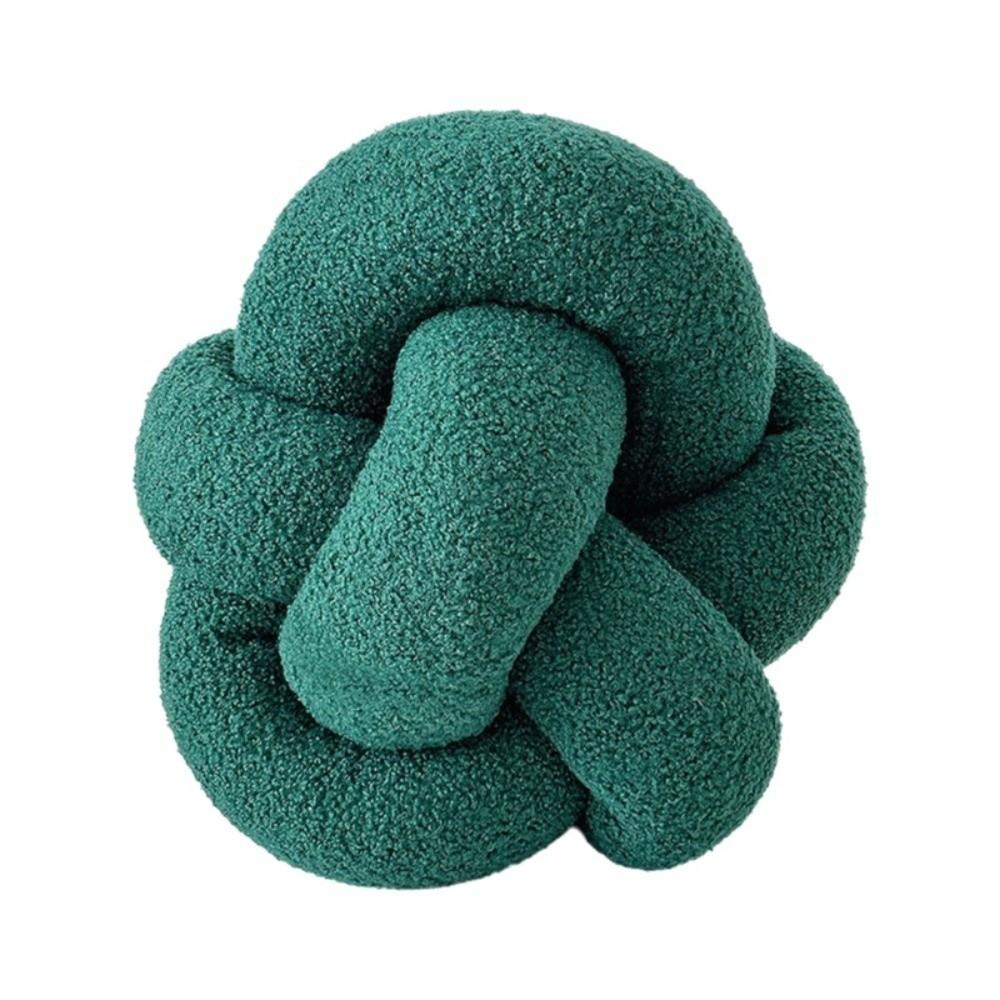 Skin Friendly Knotted Ball Throw Pillow Soft Chair Backrest Fashion Waist Support Cushion  Bedroom