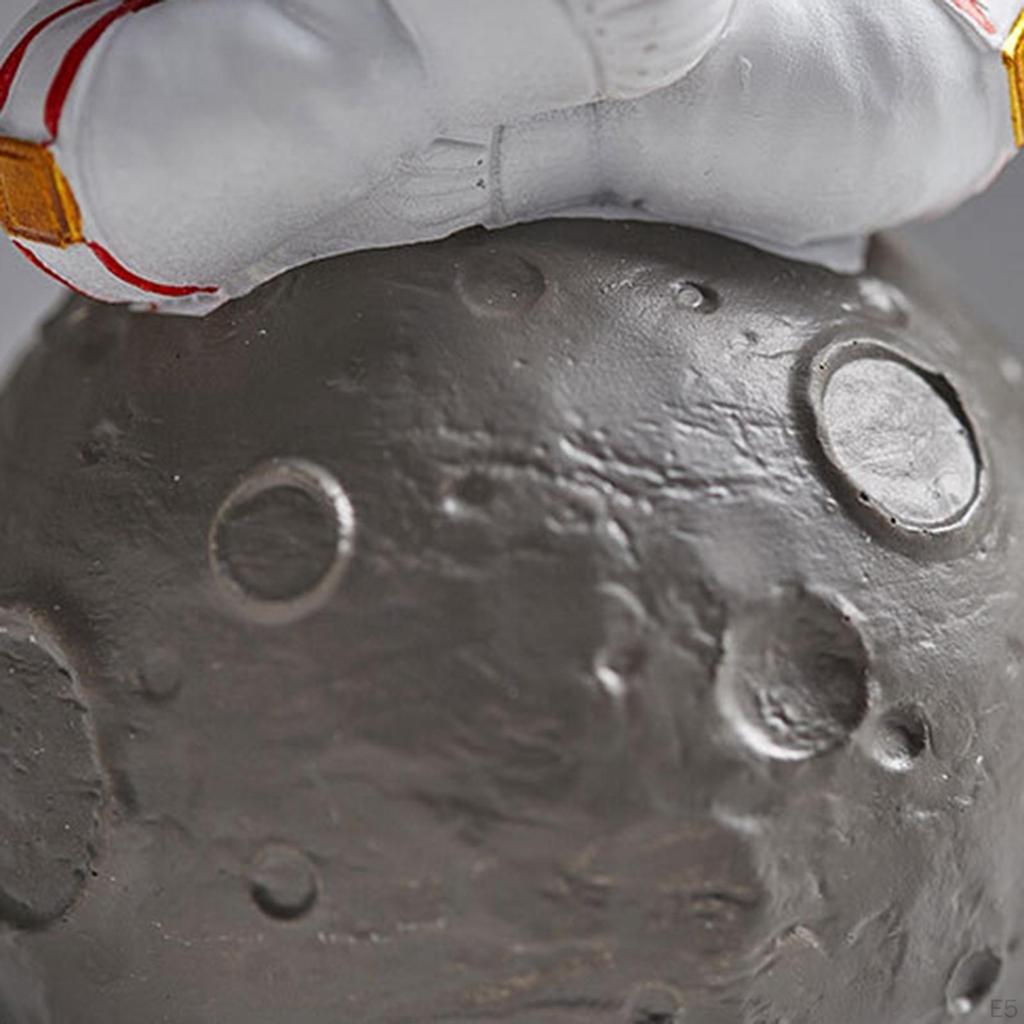 Astronaut Figurines Decor Shelf Character Spaceman Statue Outer Space Handmade Desktop Collectible