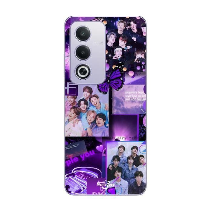 Case - Maniacase - Oppo A80 - Purple - Soft - BTS Concept