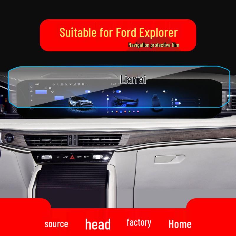 Ford Explorer & Mustang Displayschutzfolie, 25-teiliges Navigations-Tempered-Film-Set