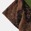 Men's Casual Hawaiian Loose Resort Print Short Sleeve Top Beach Button Up Shirt