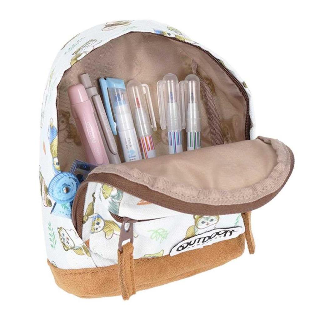 Stationery mofusand OUTDOOR PRODUCTS Pencil Case with Nyan Pants Sun-Star Backpack-Type (S1428012)
