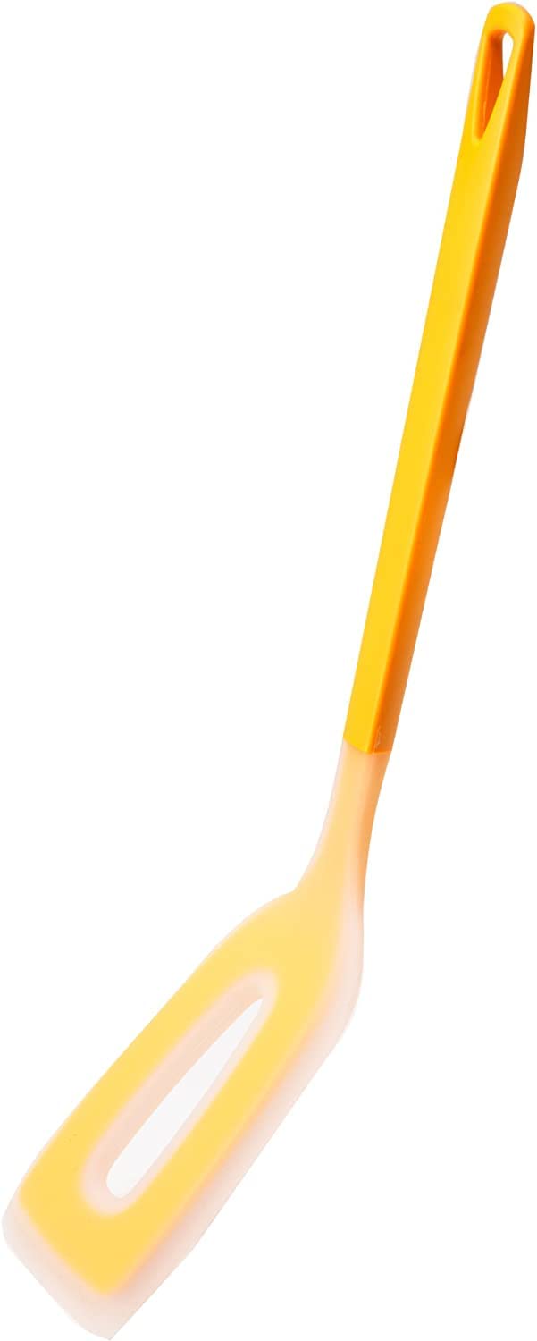 

Marna Triangrip Силиконовая лопатка с лопаткой для легкой кухни K537Y (желтый) (Тонкое точение), Инструмент, Устойчивый к царапинам,