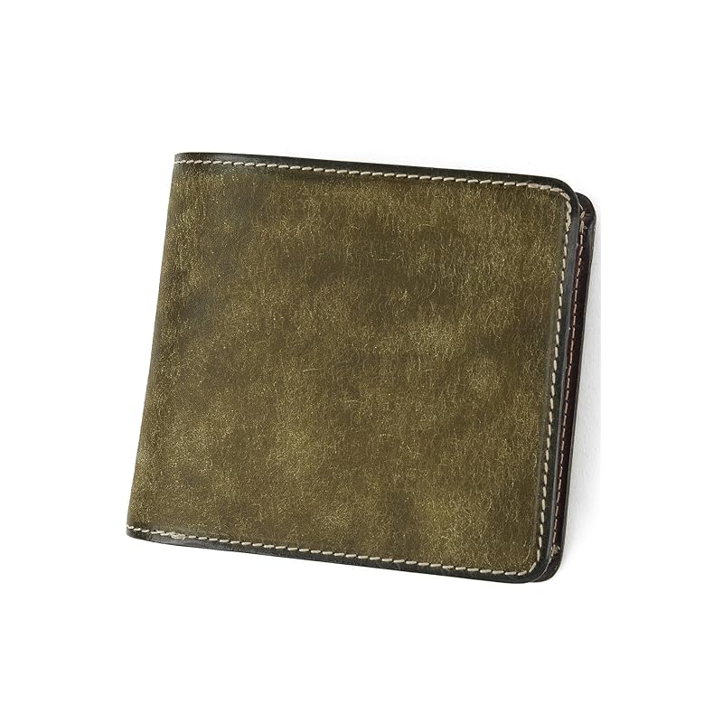 

[Corbo] bifold wallet genuine leather men s khaki CO-1LN-1701-63