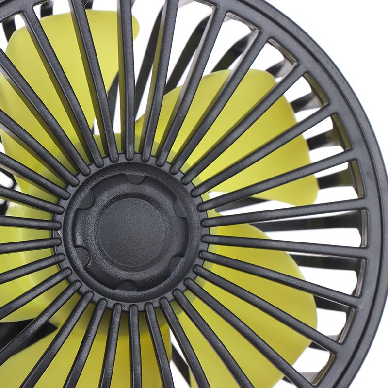 Ventilator USB cu 3 viteze pentru tetiera scaunului din spate al mașinii, ventilator de răcire cu aer pentru SUV, camion, auto