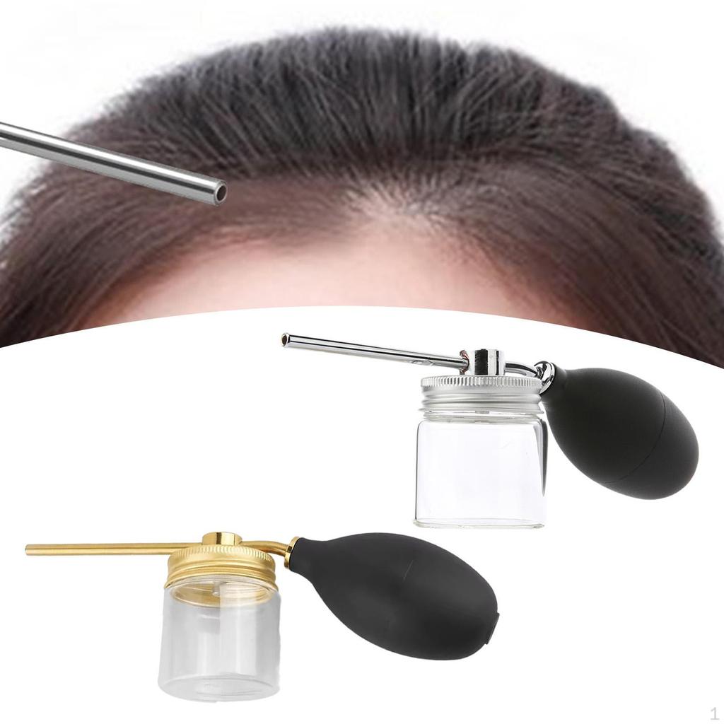 Powder Spray Bottle Lightweight Easy to Use for Thinning Hair Anti Clog Nozzle Refillable