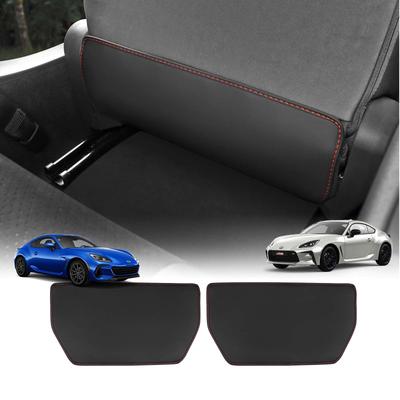 Tapis de Protection de Dossier de Siège Anti-Salissures et Anti-Coup pour Toyota GR86 ZN8 et Subaru BRZ ZD8 Siège Arrière Pièces Intérieures et Gardes en PU Installation Facile,