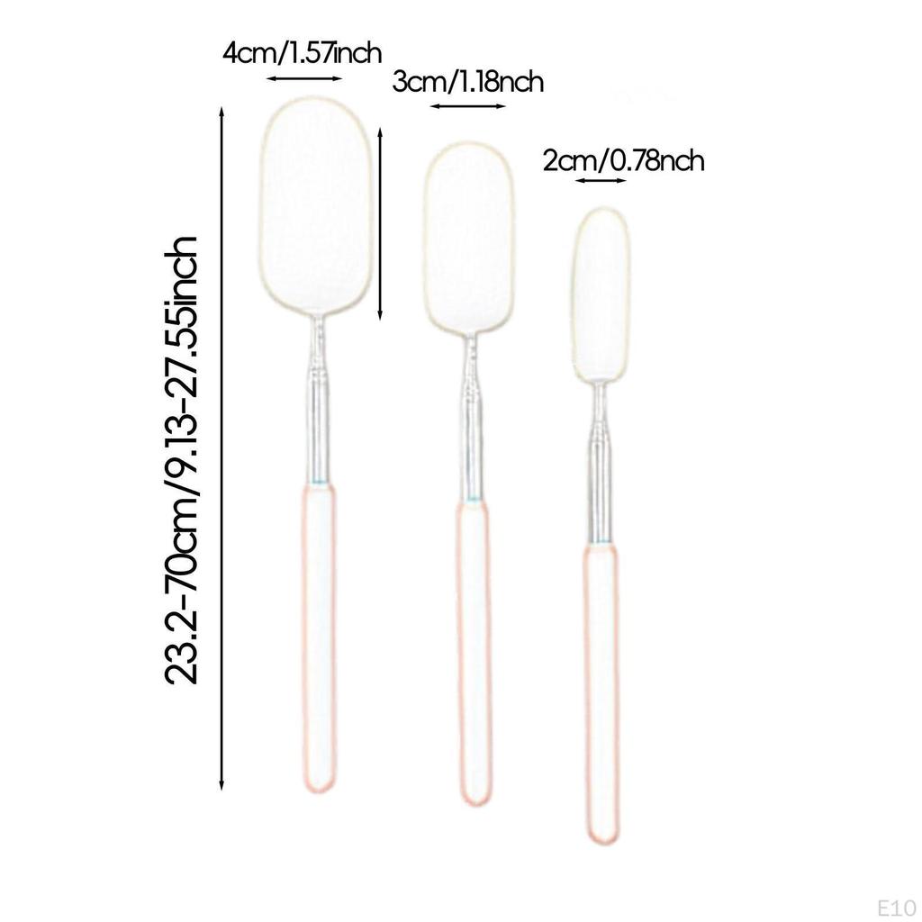 3 Pieces Telescoping Sponge Sticks Clay Throwing Tools Cleaning with AntiSlip Handle Supplies
