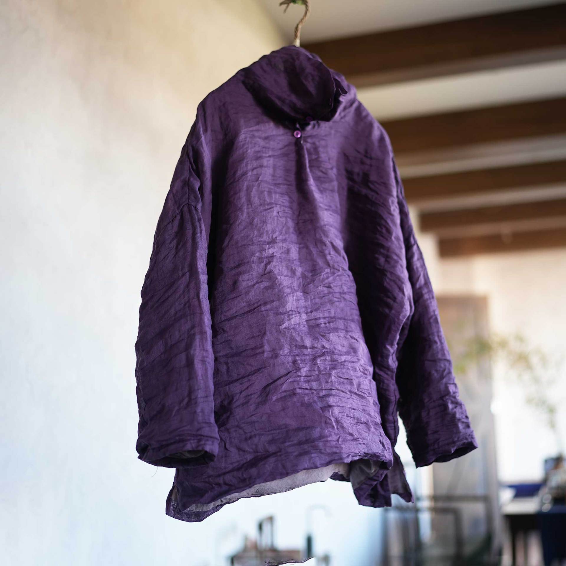 

Johnature Women Vintage T-Shirts Turtleneck Long Sleeve Spring Solid Color Loose Original Female T-Shirts One Size фіолетовий