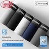 Men's 5-Pack Antibacterial Cotton Boxer Briefs