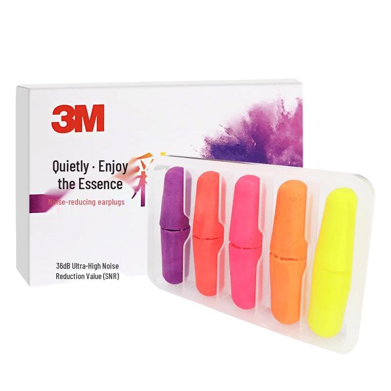 3M 36dB Colorful Noise Reducing Earplugs Standard