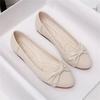 Summer 2024 Women's Soft Leather Slip-On Flat Loafers - Square Dance & Everyday Comfort
