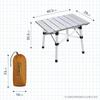COLEMAN Mesa Compacta de Alumínio, Leve, Montagem Fácil, Modelo 2000038844, Mesa Baixa Dobrável, Liga de Alumínio, Bolsa de Armazenamento Incluída, 10.2 kg (10 k