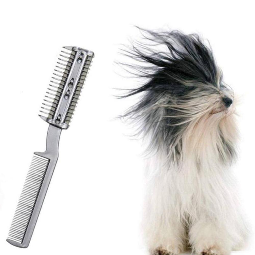 Metal Blades for Pet Hairdressing Cat Trimmer Hair Remover Comb Cat Grooming Comb Dog Hair Comb