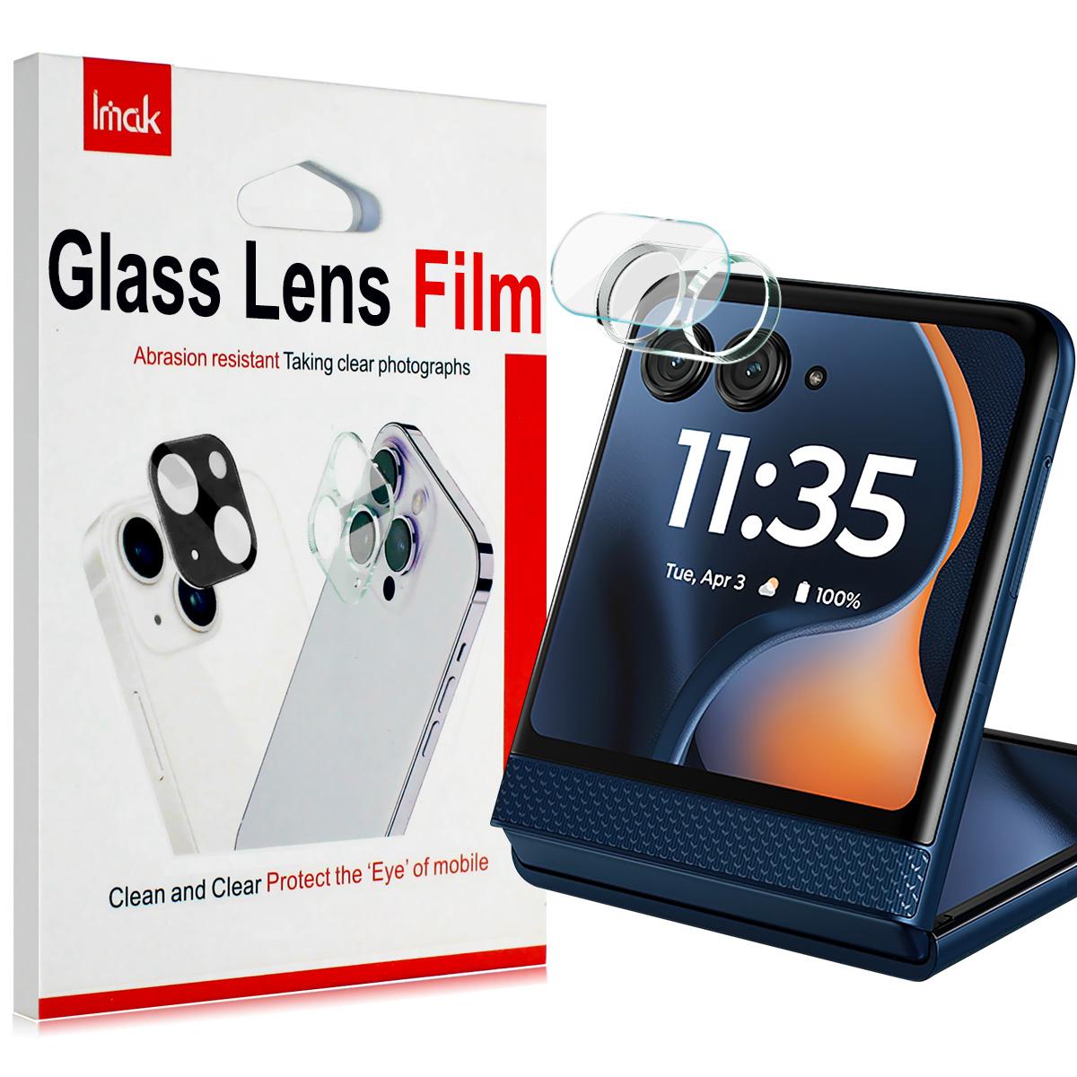 

Для Moto Razr 60 Glass IMAK High Definition Integrated Glass Lens Film Moto Razr 60