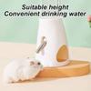 1 Set 2-In-1 Hamster Rabbit Water Bottle Set Leak-Proof Detachable Drinker with Ball Bearing Hamster Hiding Place Water Feeder