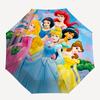 Princesses Castle Automatic Opening and Closing Umbrella, Compact Travel Umbrella, Lightweight and Portable, Suitable for Beach Commuting Bu