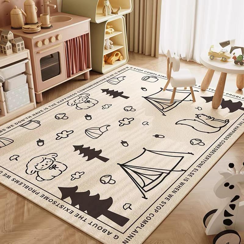 Patterned carpet for living room, crawling mat for bedroom, reading area in the bedroom, home decoration