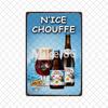 [ Mike86 ] Belgian Beer La Mc Cherry Chouffe Bok Soleil Metal Tin Sign Wall  Poster Iron Painting Pub Decoration S-02 20*30 CM