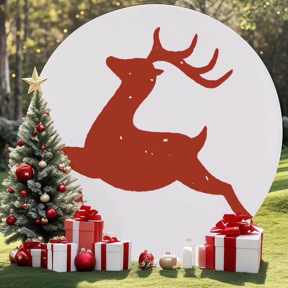 Christmas Party Iron Arch Backdrop Cover Kit