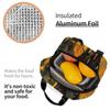 Dusk Elephant Herd African Savannah Elephant Insulated Lunch Bag for Women Kids Leakproof Food Boxes Thermal Lunch Box Tote
