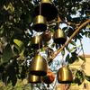 Große Glücks-Windspiele für den Außenbereich für viel Glück, Hausgarten, hängende Dekoration, Geschenk, Kupfer-Dekor