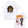 Rapper Chief Keef T-Shirt Unisex Damen Mode Hip Hop T-Shirt Oversized Kurzarm Unisex Lässig Reine Baumwolle T-Shirts Streetwear