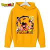 Baby Dragon Ball Z Hoodies 2025 Spring Kids Clothes Toddler Fashion Print Tops Children's O Neck Pullover Outwear Boys 4-14year