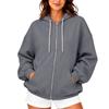Women's Fall Casual Cozy Cardigan - Flattering Relaxed Fit Long Sleeve Knit Top for Everyday Wear