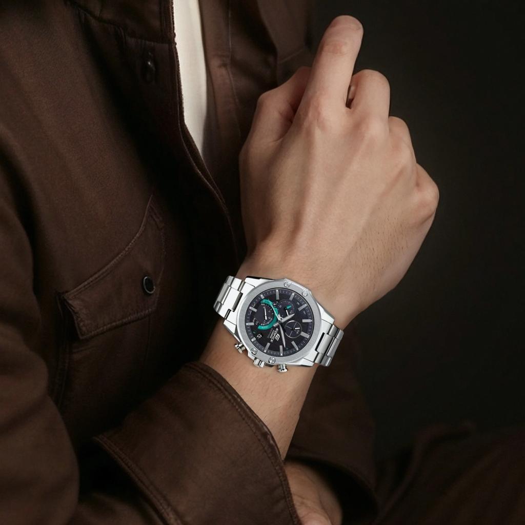 CASIO Men EDIFICE Black Watch EQB-1000D-1A EQB-1000D-1A