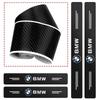 4PCS Carbon Fiber Anti Scratch Scuff Pedal Car Door Sill Protector Stickers For BMW F10 F13 F15 F16 F30 F34 F32 F31 E36 E60