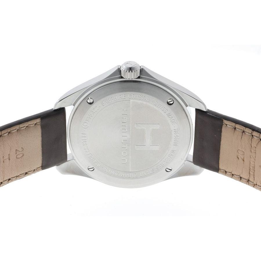 Used HAMILTON Khaki Aviation Pilot Day Date Quartz H64611555 / H646110 Silver Quartz [Used]