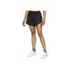 Solid Color Striped Logo Print Casual Shorts Women Shorts Black DQ6122-010