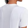 Adidas T Shirts Women's White Crew Neck Moderate Straight Fit HZ0112