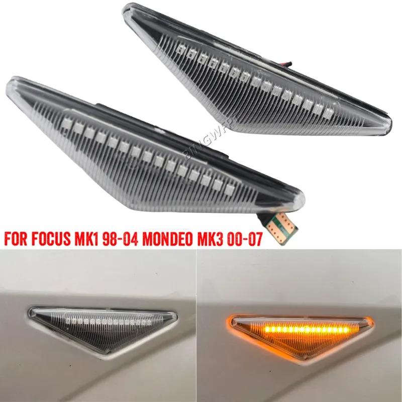 Turn Signal Lights Indicator Blinker Lamp LED Dynamic Side Marker For Ford Focus MK I 1998 1999 2000 2001 - 2004 Europe Model