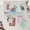Cute Small Wings Card Holder Photocard Holder Idol Photo Display Protect Storage Card Keychain Bag Pendant Keyring Birthday Gift