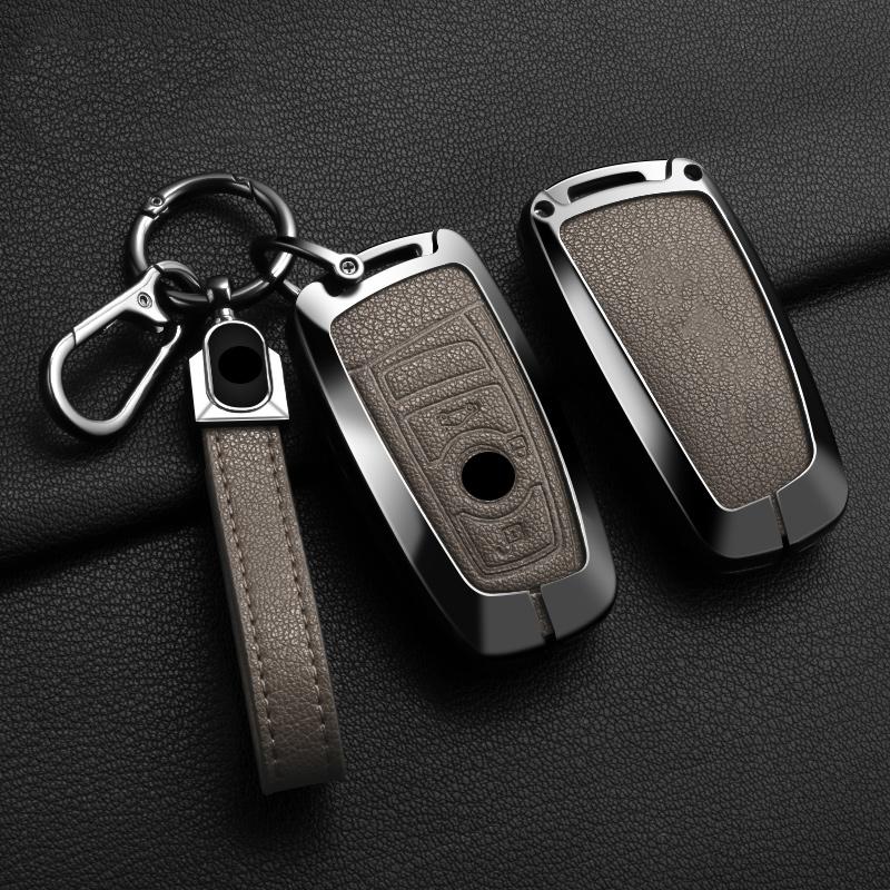 Moulures Intérieures Voiture Alliage de Zinc Couvercle Porte-Clés Pour BMW F30 F20 F10 F18 F22 F01 X3 X4 F06 F02 M3 M5 Protecteur Porte-Clés Auto