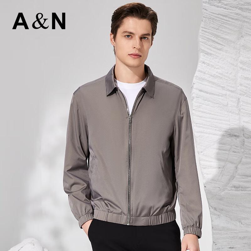 Men's Business Casual Ribbed Hem Lapel Jacket