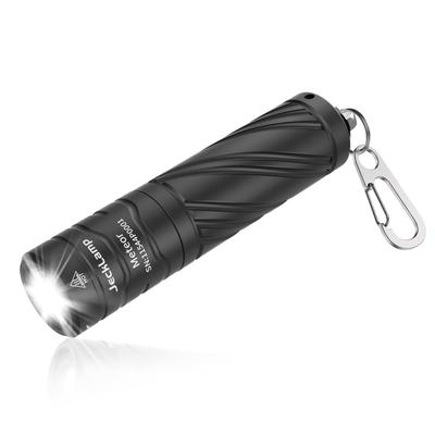JeckLamp LED Mini 800 5 920mAh Green Flashlight, Lumens, USB-C Rechargeable, Modes, Battery, Waterproof, Ultra-Compact 8.3cm, (Black)